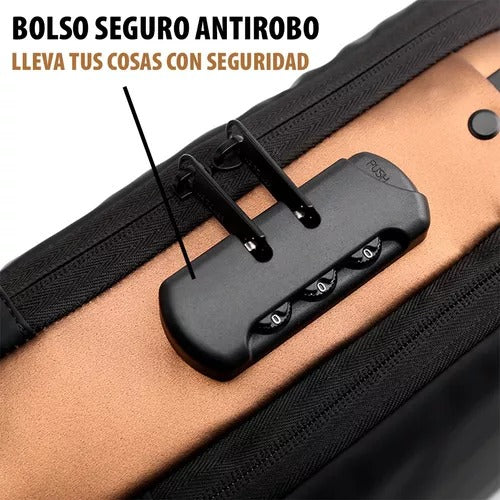 Mochila Riñonera Antirobo